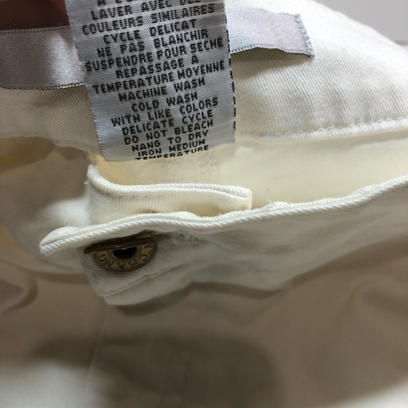 Simon Chang White Denim Jeans with Gold accents Size 18 - Picture 12 of 15